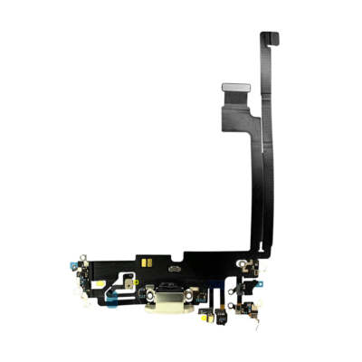 Aftermarket Charging Port Flex Cable with Board for iPhone 12 Pro Max - Silver