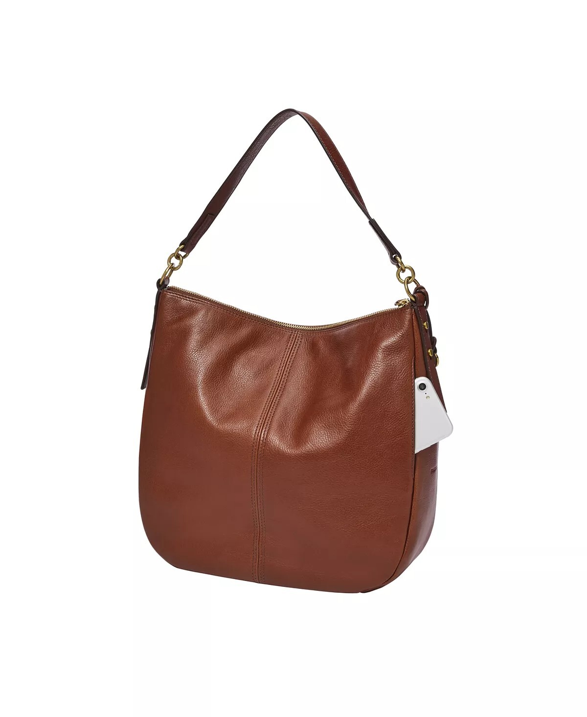 Fossil Jolie Leather Hobo Women's Handbag Brown eBay