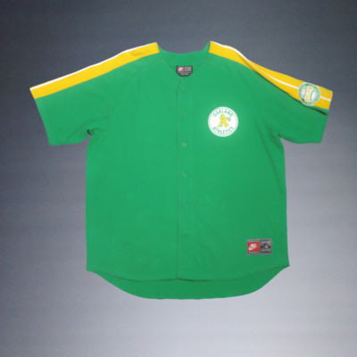 NIKE COOPERSTOWN OAKLAND A's ATHLETICS REGGIE JACKSON #9 BASEBALL JERSEY SZ XXL