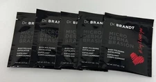 5X Dr. Brandt Microdermabrasion Body Polishing Exfoliator 0.17oz./5g. E3
