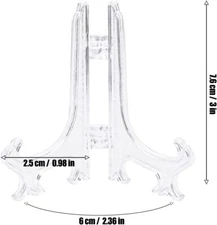 1x PLASTIC TRADING CARD EASEL DISPLAY STAND FOR PSA GRADED CARDS POKEMON YUGIOH
