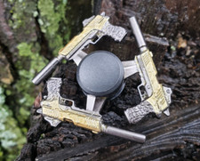Cool Guns Silencer Metal Fidget Spinner Toy Boys Girls Kids Adults ADHD Focus