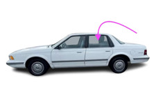 Fits 1989-1996 Buick Century OLS Cutlass Ciera Pontiac 6000 Rear Left Door Glass