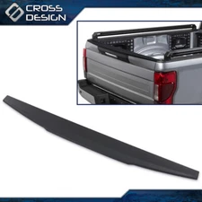 Fit For Ford 2017-2022 Super Duty Rear Tailgate Top Trim Molding Cap Cover Black