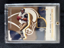 Kurt Warner Certified Game Used Jersey  Card  (Inventory #B)