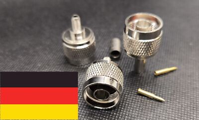 N Stecker Crimp - RG58, RG142 RG400 Aircell 5 RG 58 RG 142 - 50 Ω 