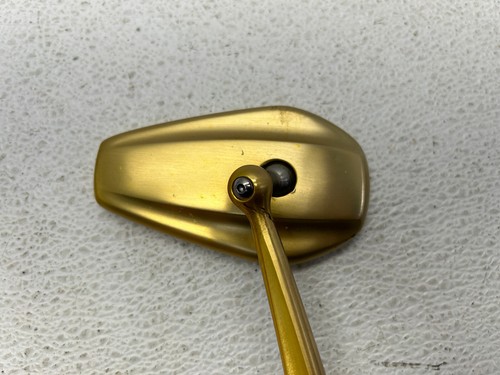 HARLEY TOURING ARLEN NESS MINI STOCKER RIGHT SIDE MIRROR GOLD - Picture 11 of 13