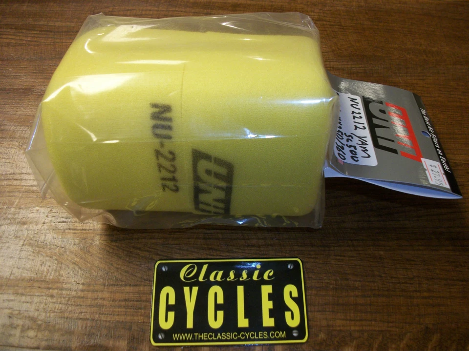 Filtro de aire y jaula Yamaha MX250 MX360 SC500 1973-1974 UNI NU-2212 Foto 2 de 4