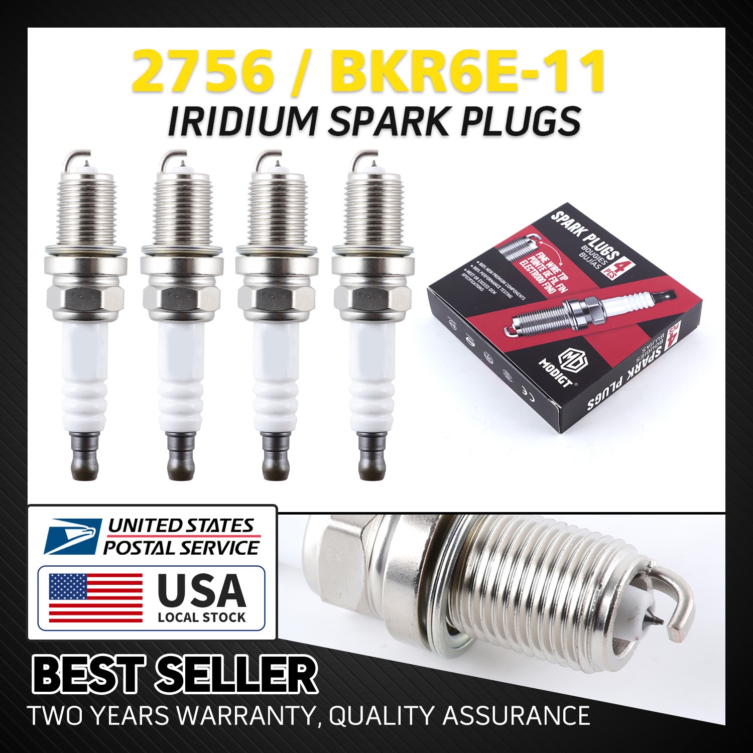 8Pcs Premium OEM Replacement For NGK 2756/BRK6E-11 Iridium IX Spark Plugs NEW