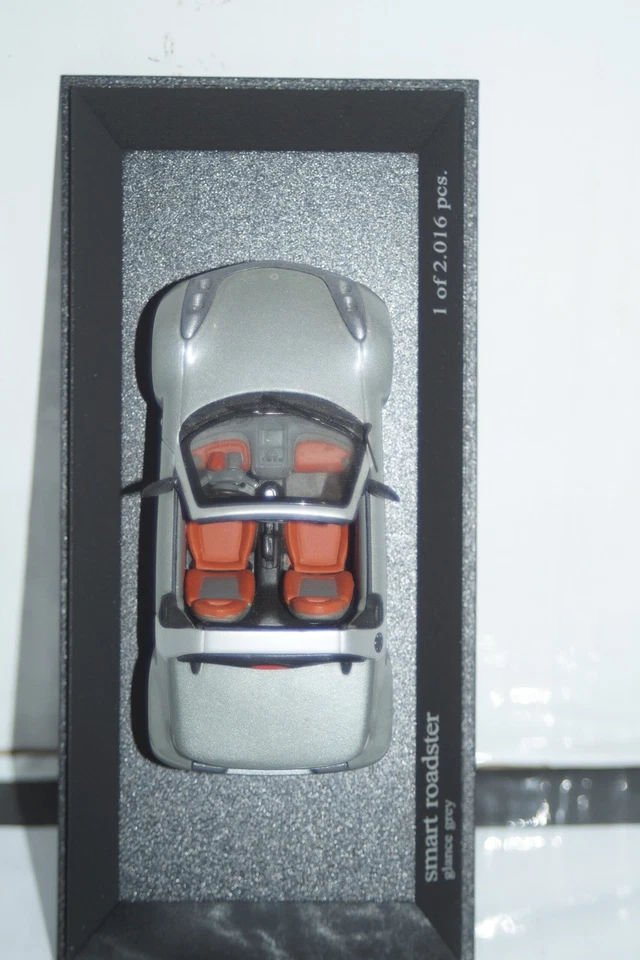 Minichamps Smart Roadster 2003 in Grey 1:43 ref 400 032131 - Image 2 of 4