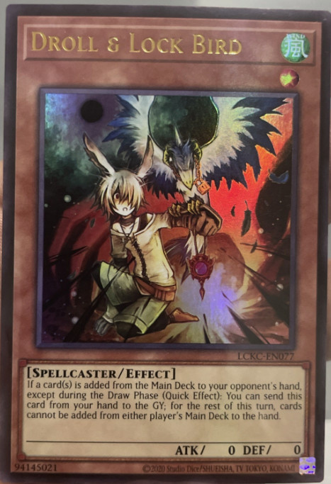 Droll & Lock Bird LCKC-EN077 - Ultra Rare - Unlimited Edition - NM/M