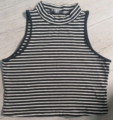Terranova Top Gr. M Schwarz-weiss gestreift Jugendliche/Damen