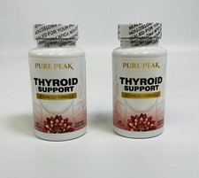 2-Pack Pure Peak Advanced Thyroid Support Supplement - 120 Capsules EXP 06/2026
