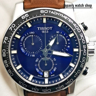 TISSOT Supersport Chrono T125.617.16.041.00 Blue Men's Watch New in Box
