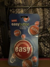 STAPLES THAT WAS EASY BUTTON TALKING OFFICE GIFT STRESS RELIEF NIB ORIGINAL