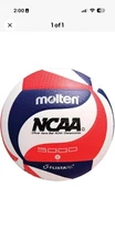 Molten V5M5000-3N Flistatec NCAA Volleyball - Red/White/Blue- PU Microfiber Ball