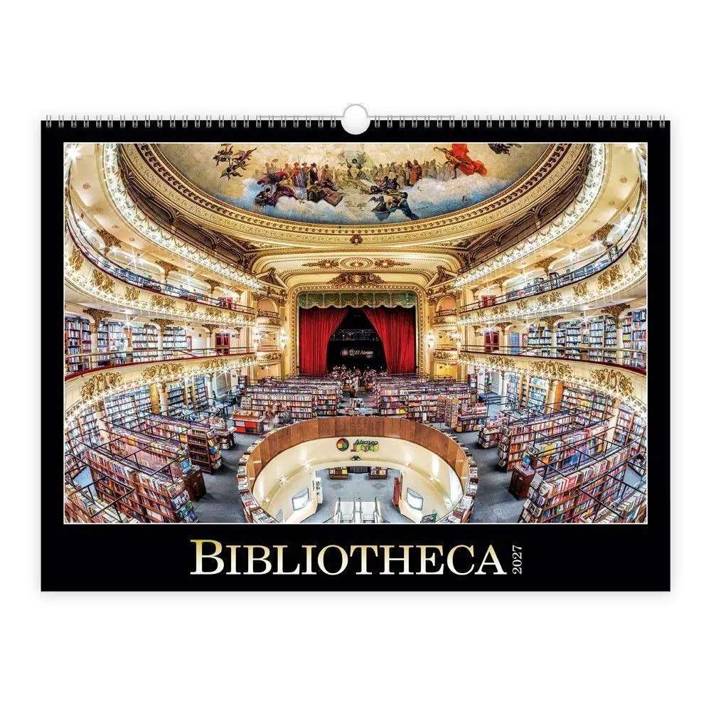Trötsch Verlag Gmbh Trötsch - Wandkalender Bibliotheca 2027 - Bild 5