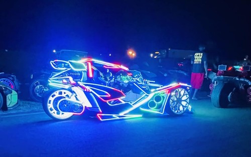 4PCS 2FT Strips LED Dream Color CHASING IP68 Bluetooth Polaris Slingshot Lights - Picture 5 of 12