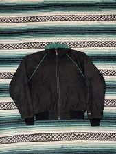 Vintage 70s/80s USA Made The North Face Black and Teal Zip Up Jacket Size Medium