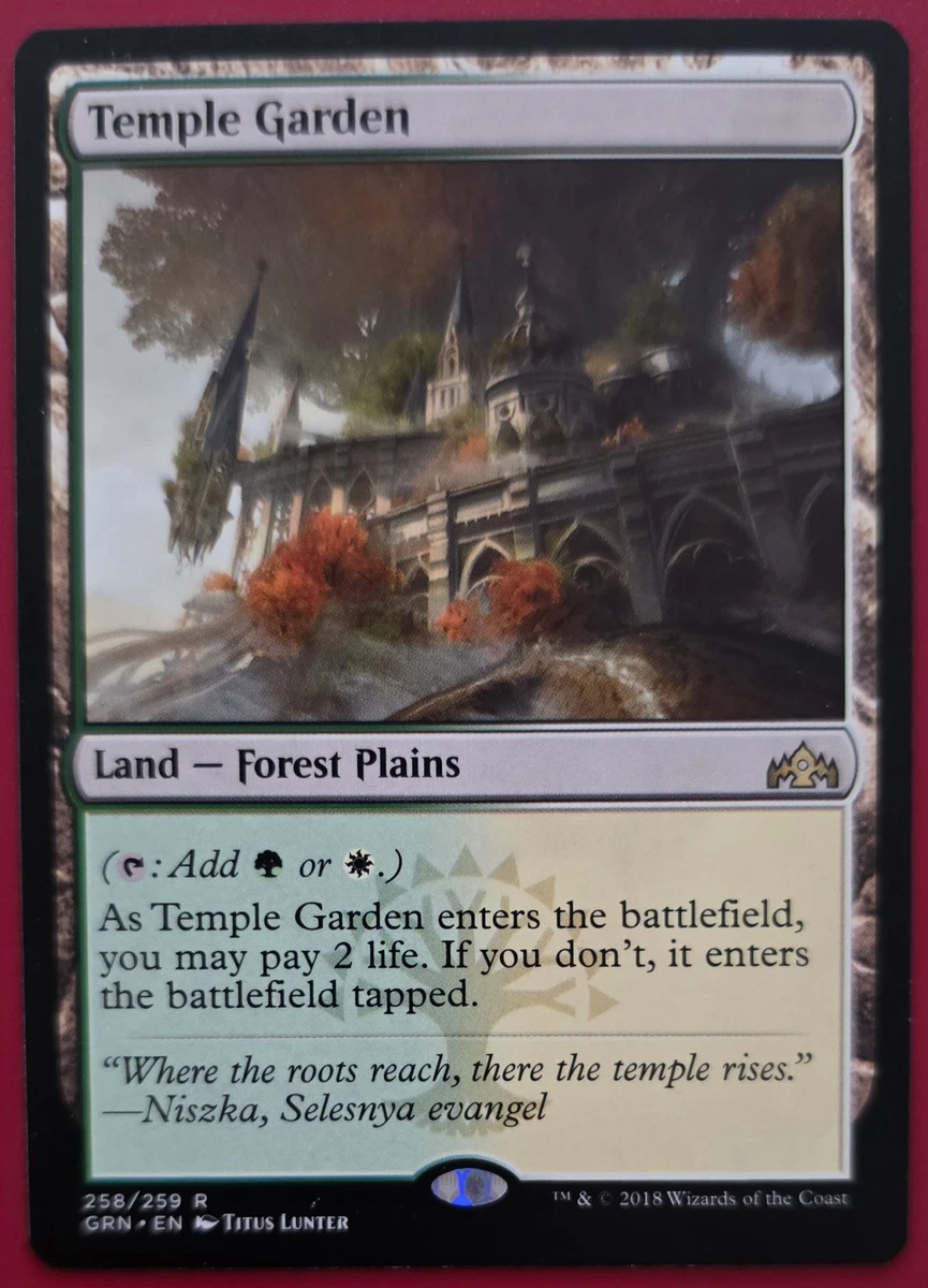 寺庙花园Magic: the Gathering 个人交换卡片游戏英语| eBay