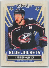2025-26 O-Pee-Chee Retro #452 Mathieu Olivier Columbus Blue Jackets
