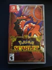 Pokemon Scarlet - Nintendo Switch Case And Cartridge-tested And Working
