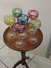 Verre Cristal Coloré Val St-Lambert Modèle BERNCASTEL Vers 1950 Rare Prix/Pièc