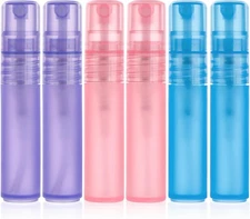 Mozeat Lens 6 PCS 5ml Mini Spray Bottle Plastic Portable Travel Fine... 