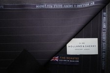 Holland & Sherry 100% SUPER 130's WOOL SUITING FABRIC “TARGET COLLECTION"  5.5 m