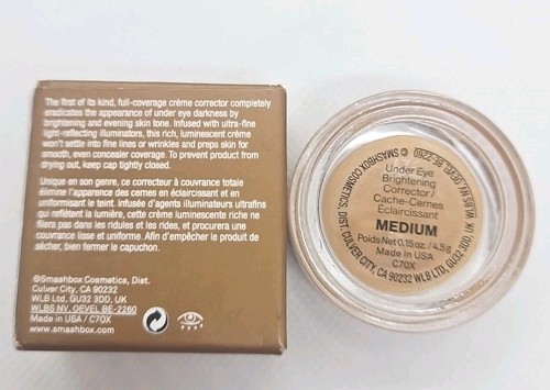 Smashbox X BECCA Under Eye Brightening Corrector MEDIUM Full Size 4.5g/.15oz NIB - Picture 2 of 3