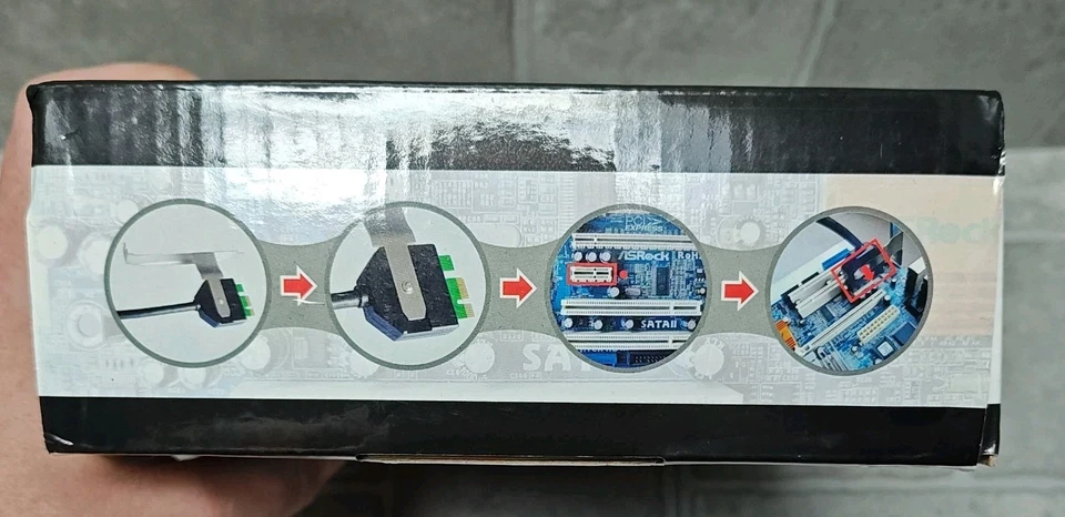 5,25" PC Front Panel Armaturenbrett Medien USB 3.0 Hub Audio Esata SATA CF READER LCD - Bild 4 von 4