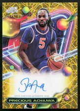 2023-24 Topps Chrome Cosmic Precious Achiuwa Gold Interstellar Auto /50
