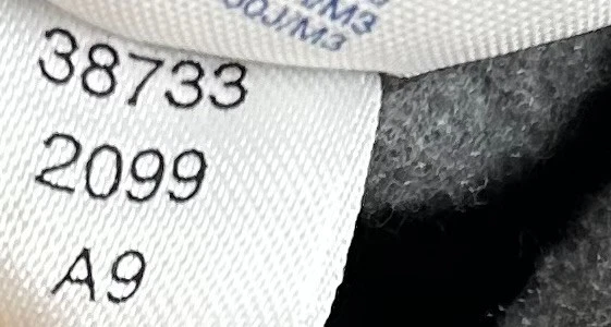 Lands' End Squall Bomber Jacket Mens L 42-44 Blue Fleece Polartec Raglan Sleeve - product detail image 5