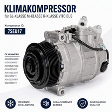 Klimakompressor f&uuml;r MERCEDES BENZ GL-KLASSE W463 X164 GL350 GL320 A 0022305811