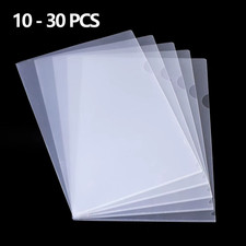 10-30Pc A4 Clear File Folder Desk Organizer Office School Supplies