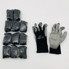 Wells Lamont VLPUBK Coated Work Gloves Sz 10/XL Polyurethane Nylon 12 Pairs