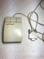 Vintage PC Computer Three Button Mouse Plus HQXAGM-260 with PC/MS Switch