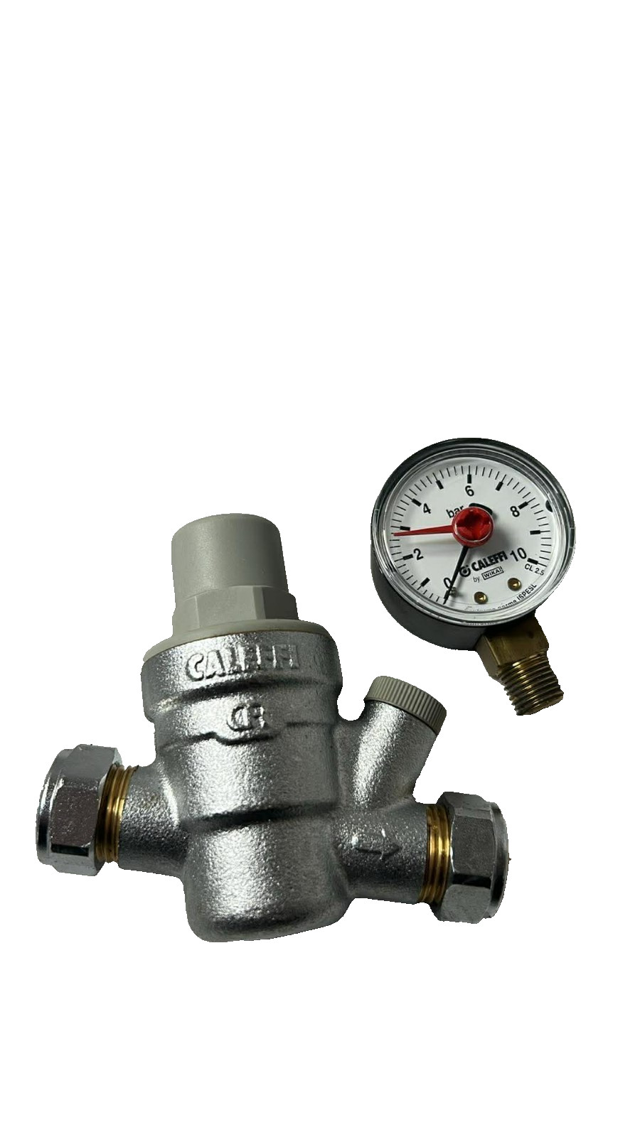 Caleffi Pressure Reducing Valve Gauge 15mm 533841 NEW