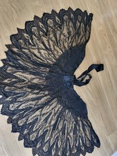 Viktorianisches Trauertuch oder Haube? Chanti...