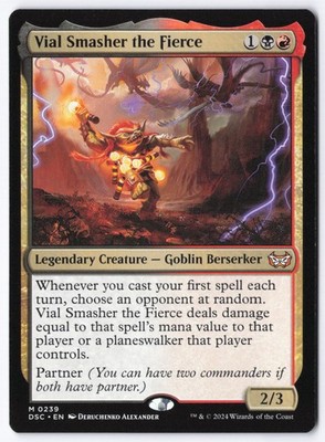 Vial Smasher the Fierce M Commander: Duskmourn: House of Horror 239 NM