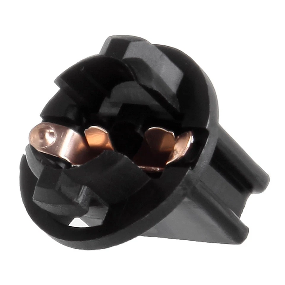 10 Green Pack Led instrument Panel Dash Light Bulb Auto Twist Lock Wedge Socket Foto 2 de 4