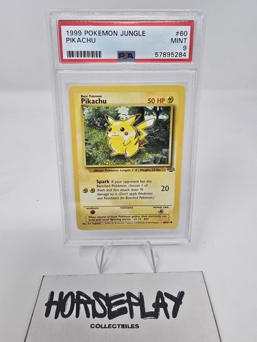 Pikachu (Unlimited) graded PSA 9 for sale on eBay
