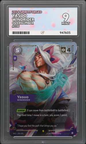 Yasuo, Windrider graded ACE 9 for sale on eBay