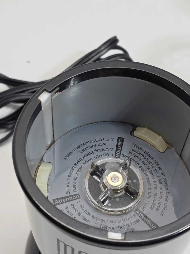 Magic Bullet Power Base MB1001B Blender w/ Mixing Cups & Accessories TESTED - Image 3 of 4