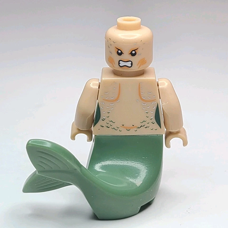 Lego Mermaid Pirates of the Caribbean Minifigure poc020 from 4194 Green No Hair - Image 2 of 4