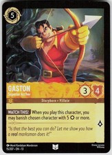 Gaston Superior Archer 15/204 Attack of the Vine Disney Lorcana