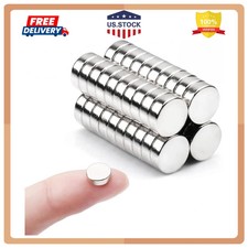 40pcs 8x3mm Small Round Neodymium Magnets for Crafts Office and Whiteboard