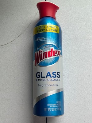 Windex Glass & More Cleaner Fragrance Free Aerosol Spray 10.3 oz