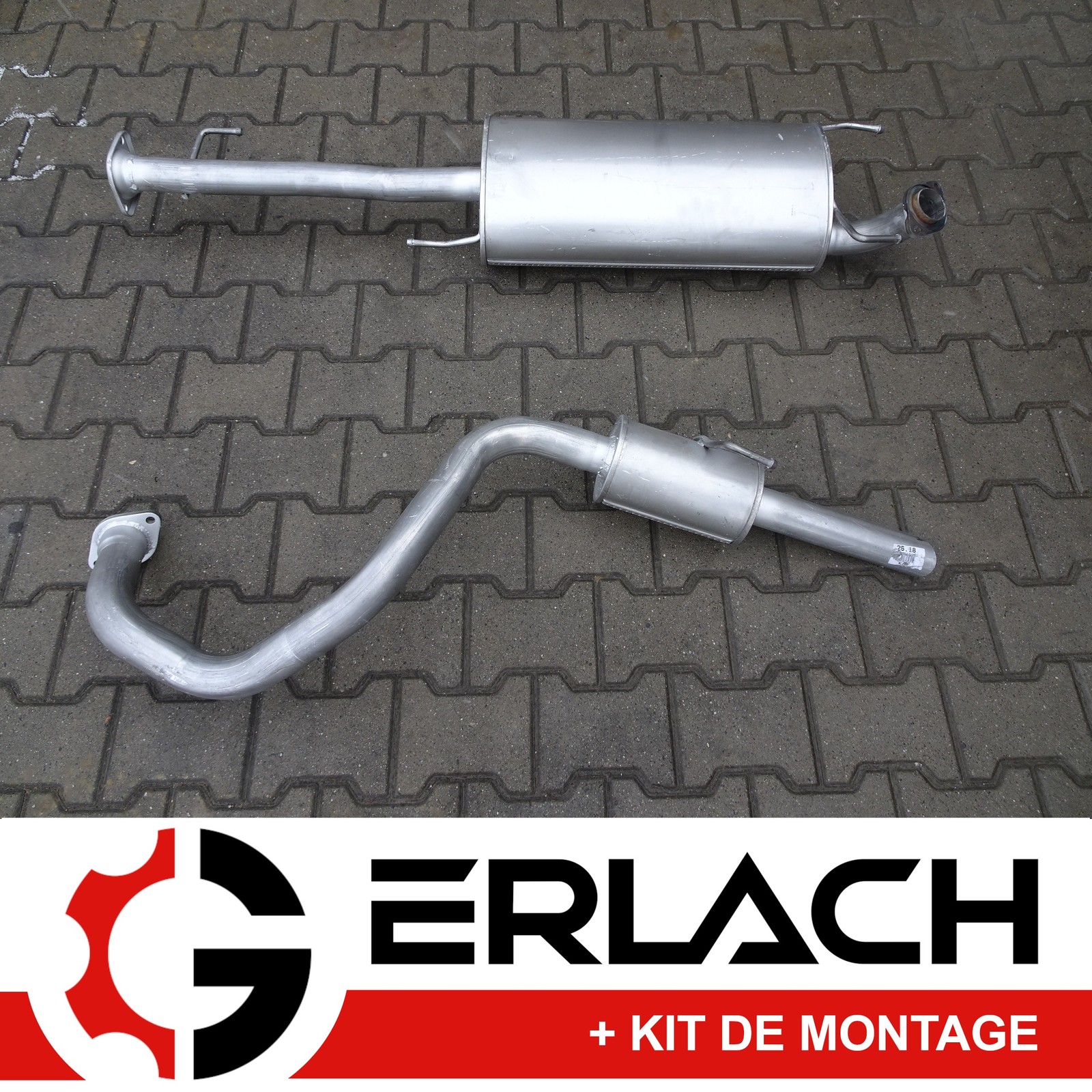 Silencieux échappement 4093 pour équiper Toyota Land Cruiser Prado 4.0 en voyage