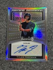 Tyler Freeman 2022 Panini Prizm Draft Picks Signing Sessions Silver Auto #SS-TY